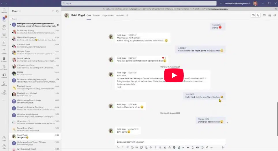 Erfolgreiches PM mit MS Teams